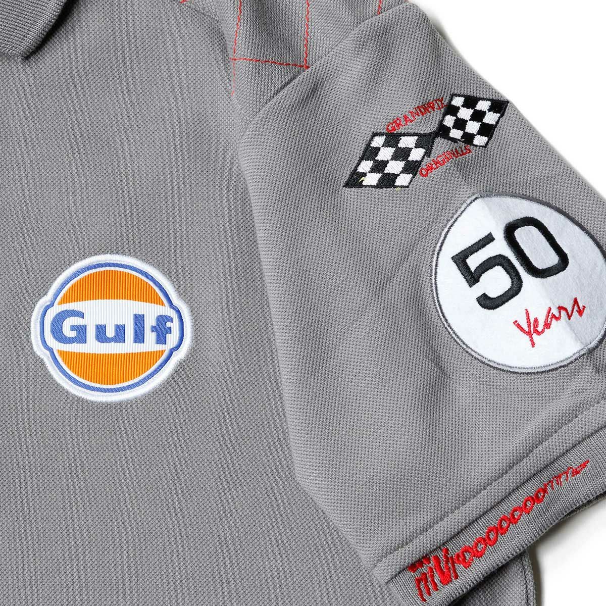 GULF｜M.ディレイニー ポロ｜ポロシャツ｜グレー