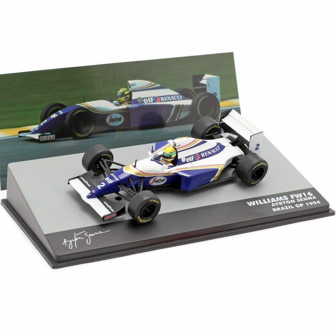 1/43 スケール ウィリアムズ ルノー FW16 アイルトン・セナ #2 1994