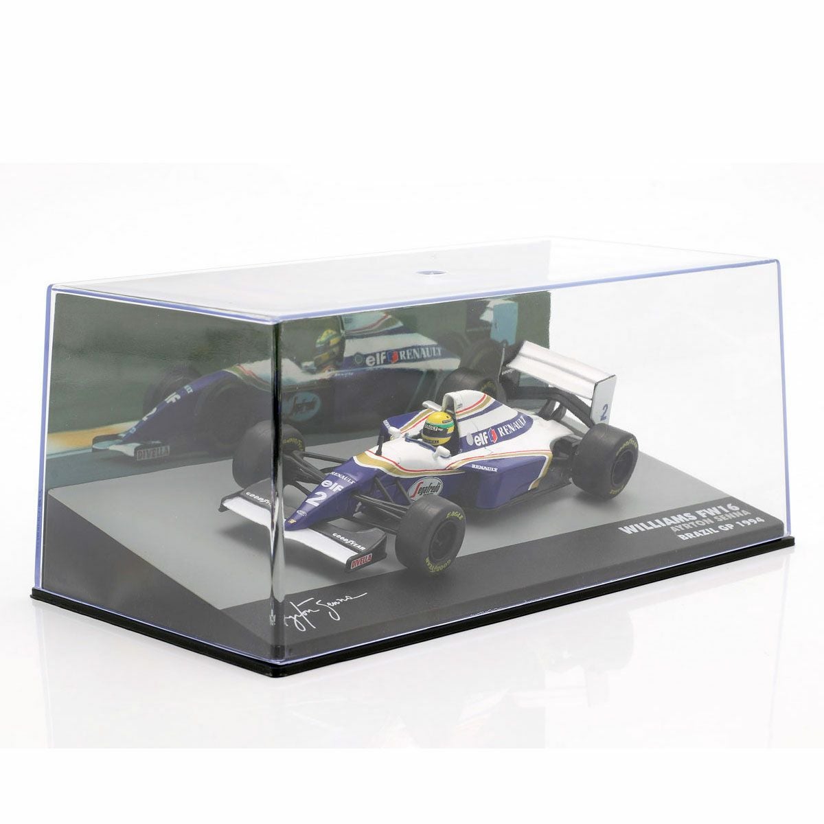 1/43 スケール ウィリアムズ ルノー FW16 アイルトン・セナ #2 1994