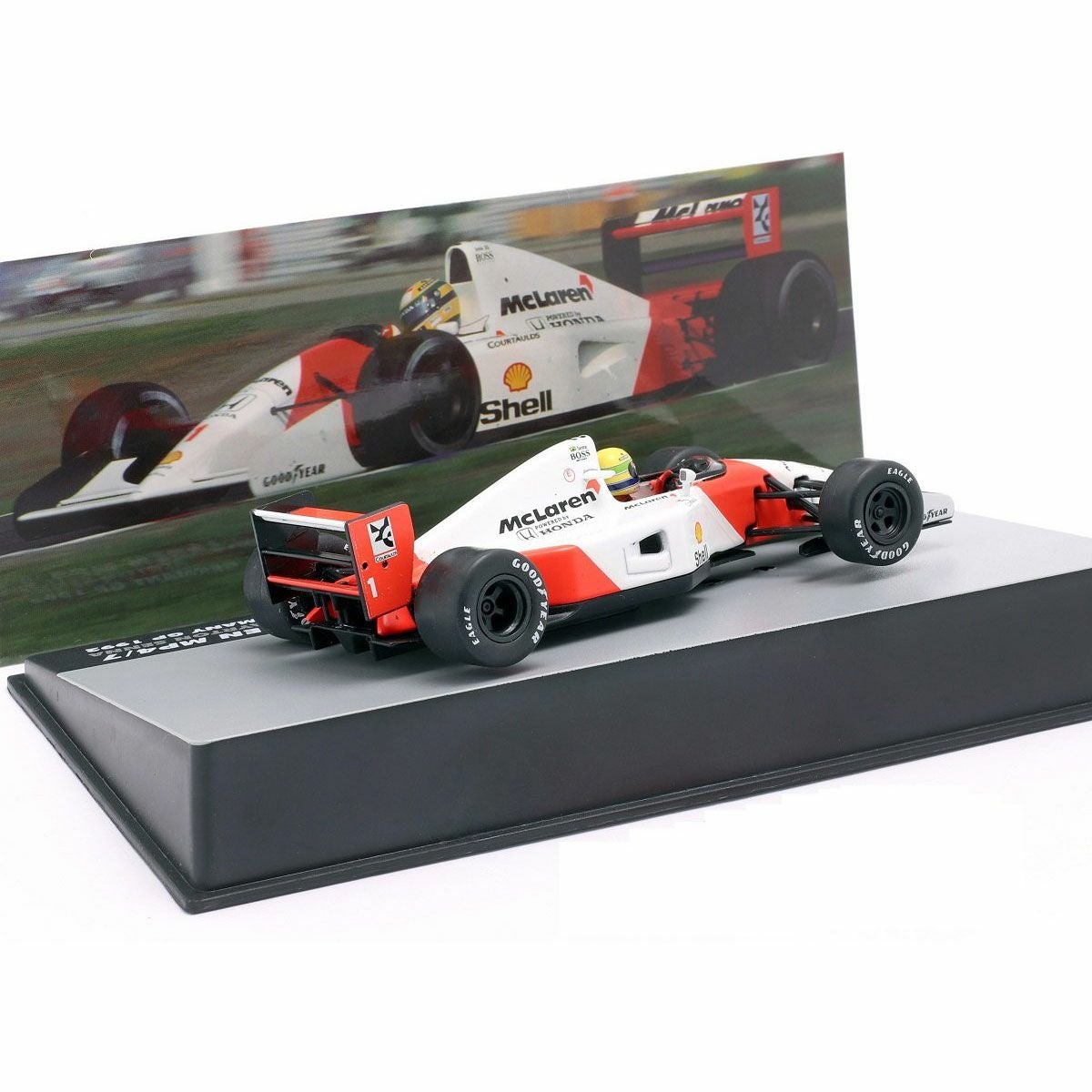 1/43 スケール マクラーレン MP4/7 アイルトン・セナ #1 1992 ドイツGP