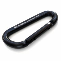 56design｜ロゴ カラビナ｜キーホルダー｜ブラック