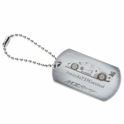 MZRacing｜ルマン優勝30周年記念 マツダ737C ドッグタグ｜キーホルダー