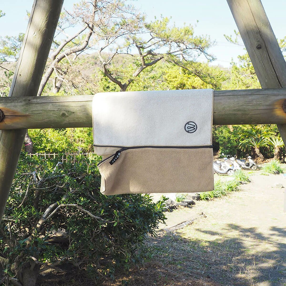 WARP｜ジッパーループタオル｜その他雑貨｜アイボリー