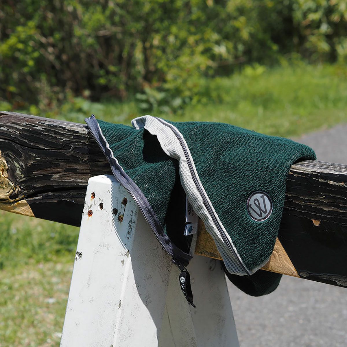 WARP｜ジッパーループタオル｜その他雑貨｜グリーン