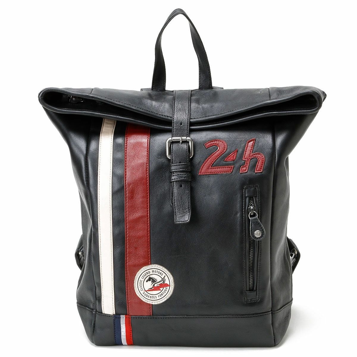CLASSIC LEGEND MOTORS｜【ル・マン24時間レース・オフィシャルライセンス商品】レザー バックパック｜ブラック
