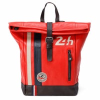 CLASSIC LEGEND MOTORS｜【ル・マン24時間レース・オフィシャルライセンス商品】レザー バックパック｜ブライトレッド