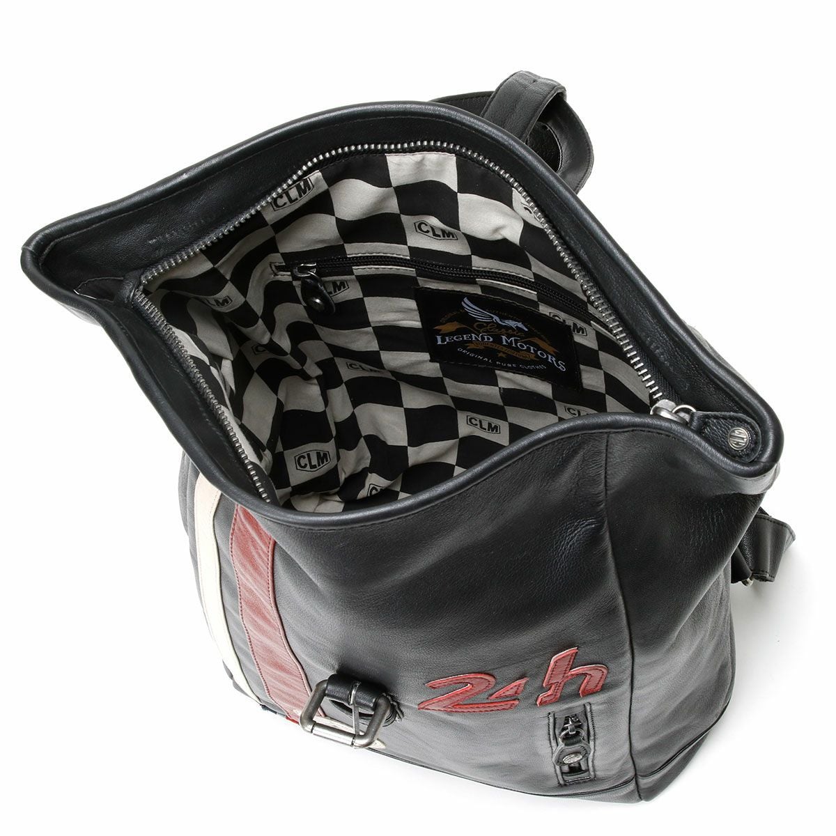 CLASSIC LEGEND MOTORS｜【ル・マン24時間レース・オフィシャルライセンス商品】レザー バックパック｜ブラック