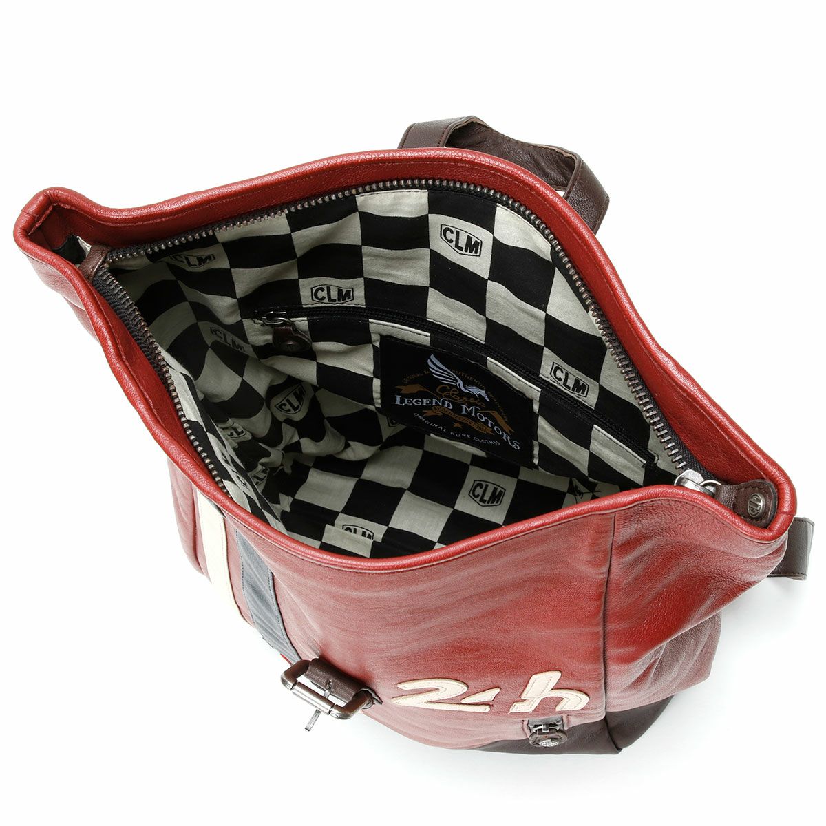 CLASSIC LEGEND MOTORS｜【ル・マン24時間レース・オフィシャルライセンス商品】レザー バックパック｜レッド