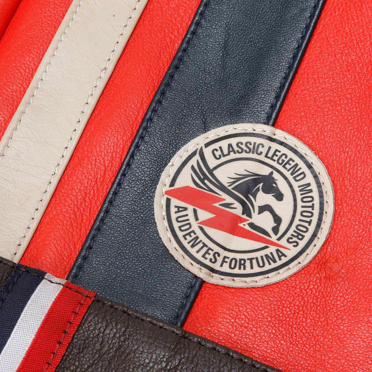 CLASSIC LEGEND MOTORS｜【ル・マン24時間レース・オフィシャルライセンス商品】レザー バックパック｜ブライトレッド