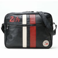 CLASSIC LEGEND MOTORS｜【ル・マン24時間レース・オフィシャルライセンス商品】メッセンジャー レザー バッグ｜ブラック