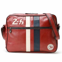 CLASSIC LEGEND MOTORS｜【ル・マン24時間レース・オフィシャルライセンス商品】メッセンジャー レザー バッグ｜レッド