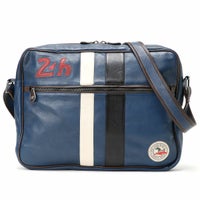 CLASSIC LEGEND MOTORS｜【ル・マン24時間レース・オフィシャルライセンス商品】メッセンジャー レザー バッグ｜ブルー