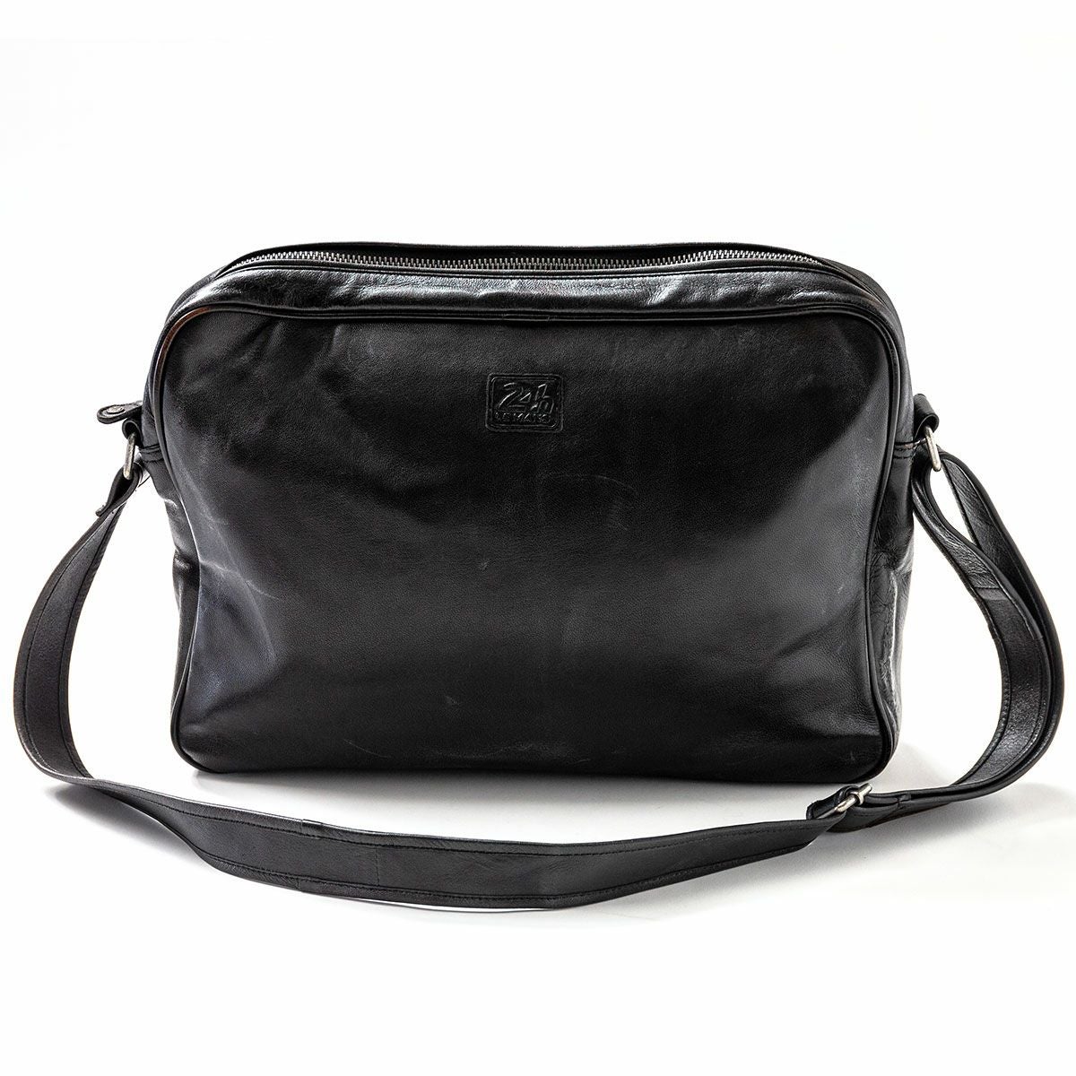 CLASSIC LEGEND MOTORS｜【ル・マン24時間レース・オフィシャルライセンス商品】メッセンジャー レザー バッグ｜ブラック