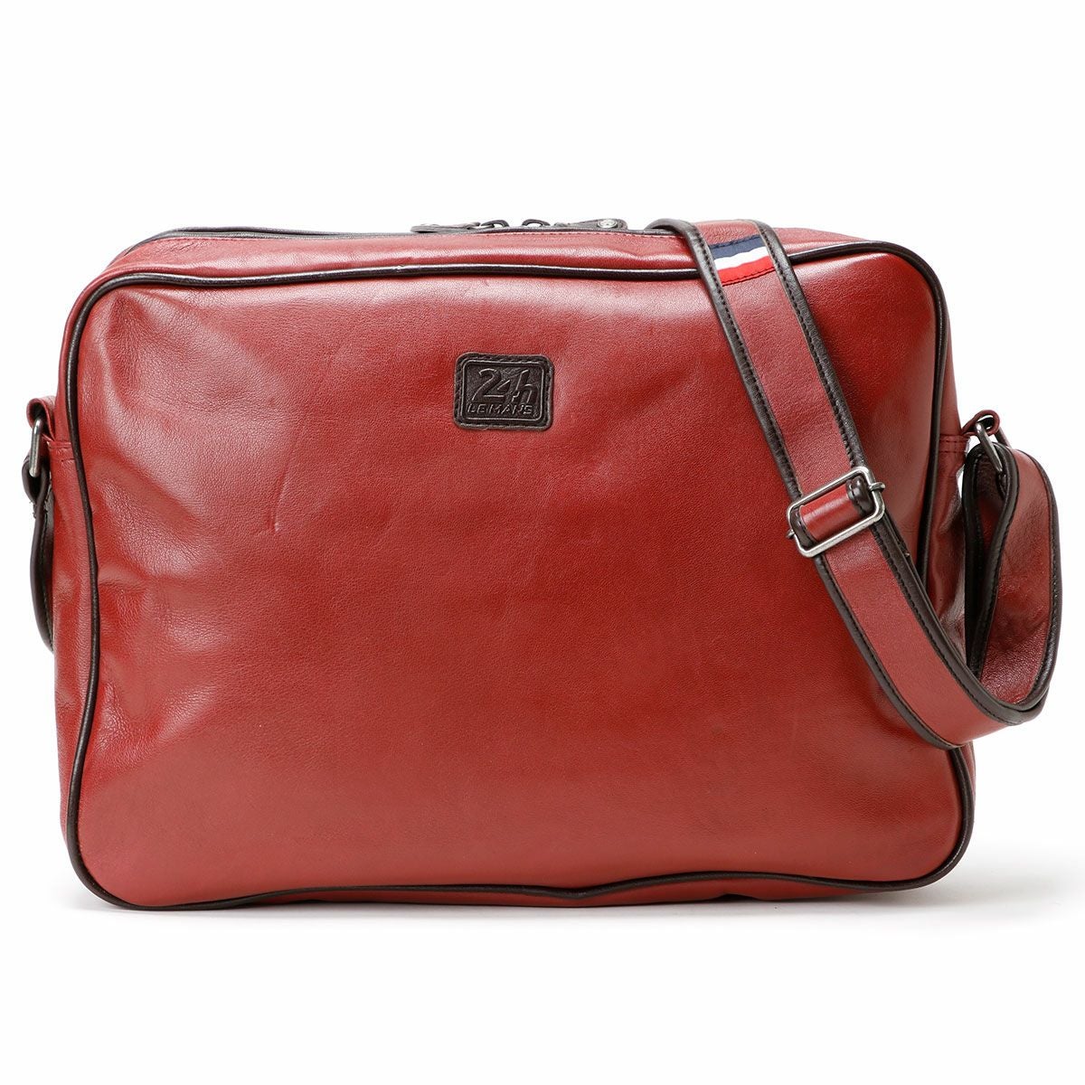 CLASSIC LEGEND MOTORS｜【ル・マン24時間レース・オフィシャルライセンス商品】メッセンジャー レザー バッグ｜レッド