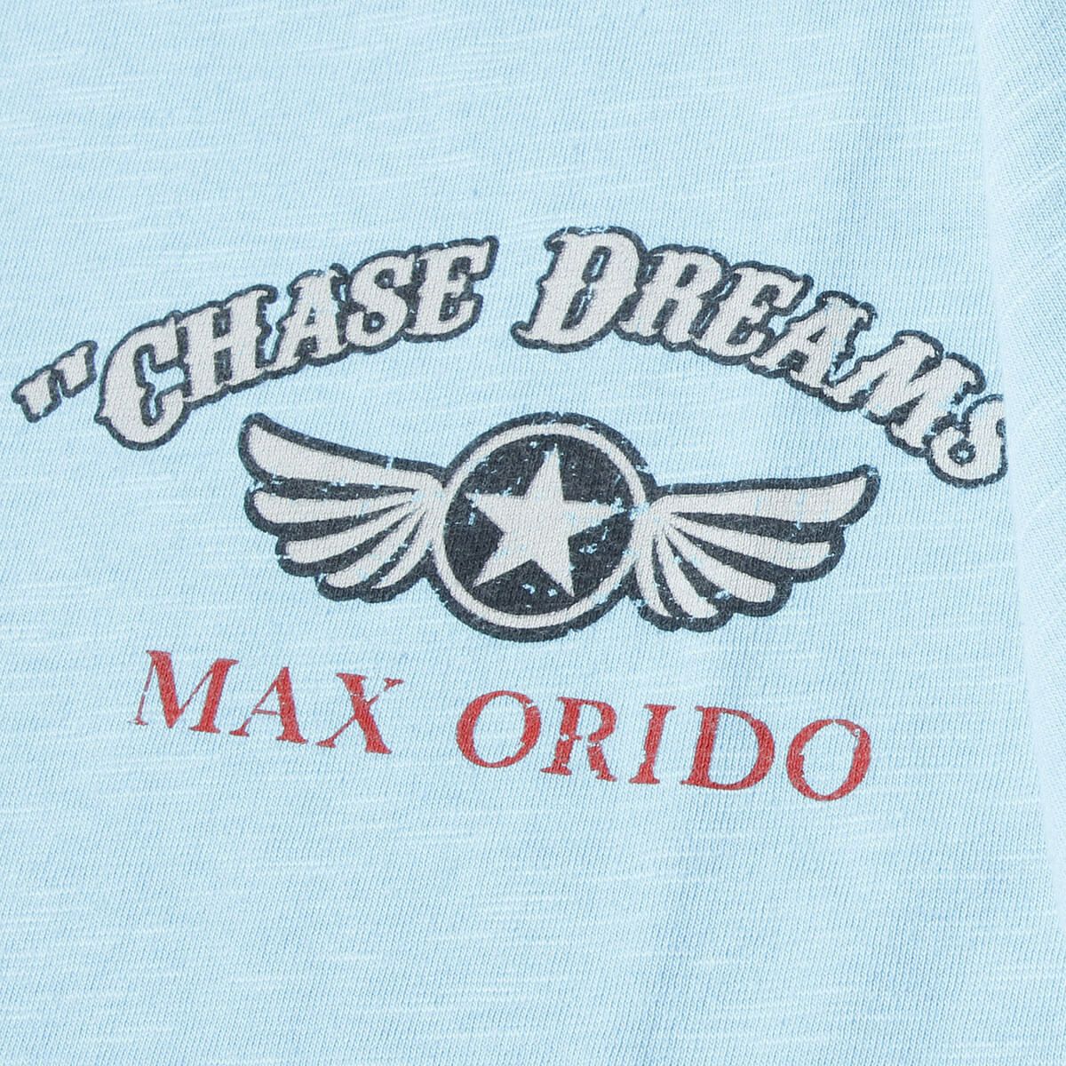 Warson Motors｜MAX ORIDO Tシャツ｜ブルー
