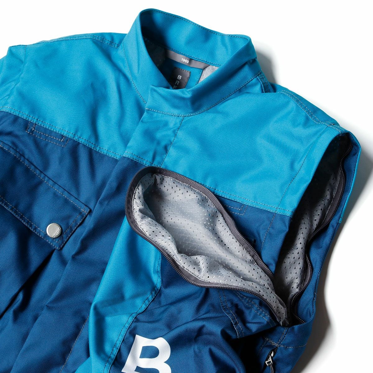 BREMA｜トロフェオ 4TC JKT｜ファブリック｜ブルー×ライトブルー×ホワイト