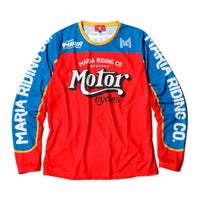 Maria Riding Company｜エニー サンデー マリア オフロード レーシング ジャージ｜MXジャージ｜ブルー×レッド