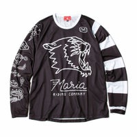 Maria Riding Company｜ワイルド キャット マリア オフロード レーシング ジャージ｜MXジャージ｜ブラック×ホワイト