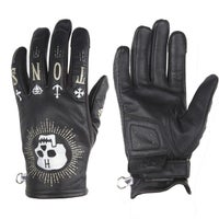 helstons｜グラフィック グローブ レディ｜3シーズン｜ブラック