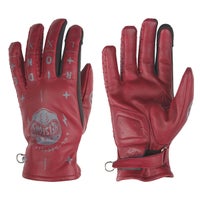 helstons｜グラフィック グローブ レディ｜3シーズン｜ボルドー