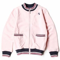 Ferrari｜フェラーリ フルジップ フリース キッズ｜スウェット｜ピンク