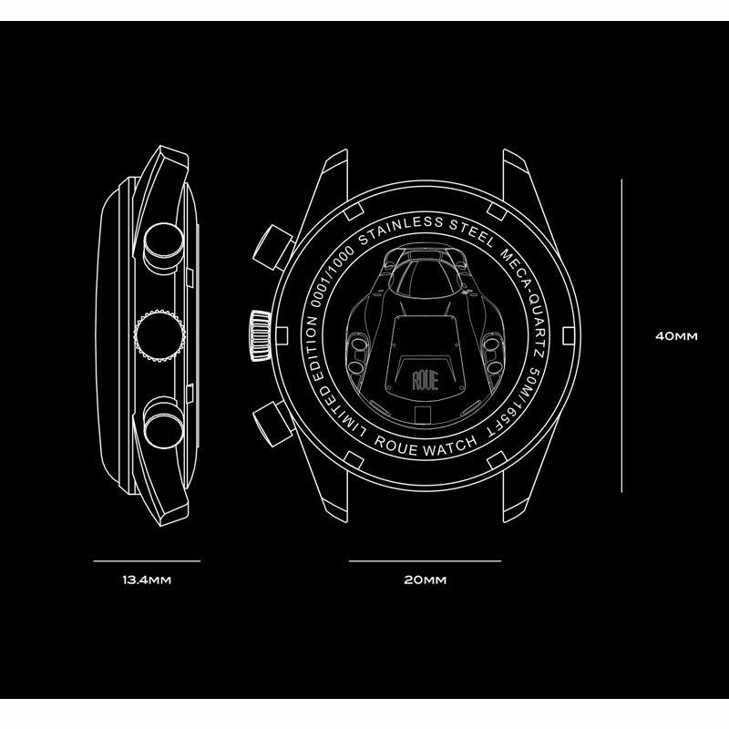 ROUE｜TPS FOUR｜時計｜ブラック×シルバー