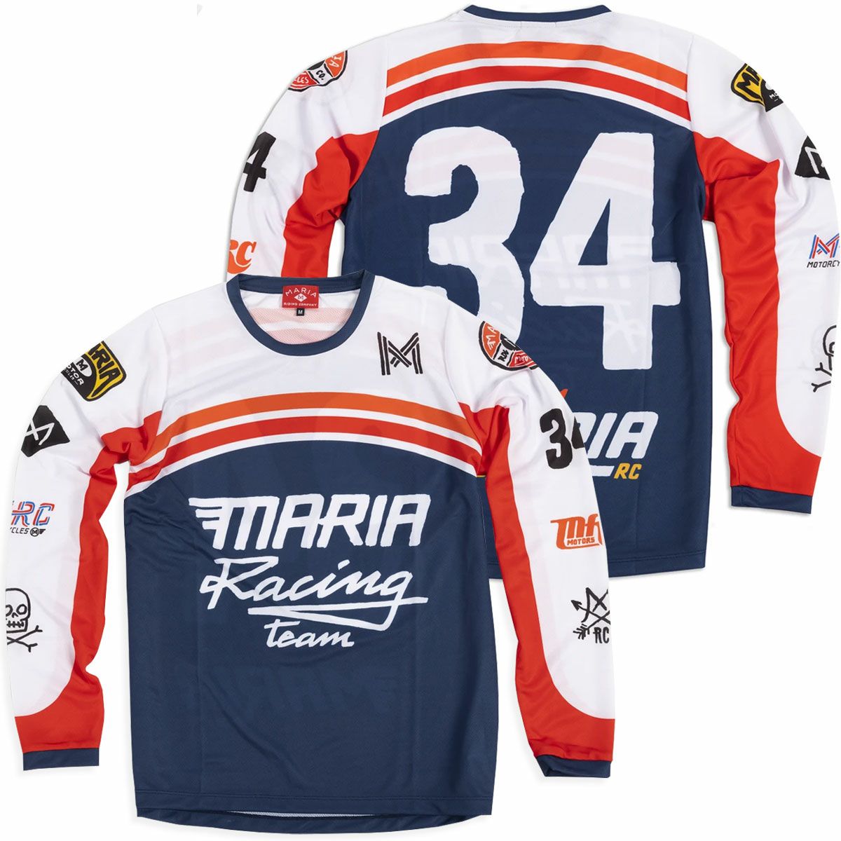 Maria Riding Company オフロード レーシング ジャージ M スーパー ライダー マリア オフロード レーシング ジャージ