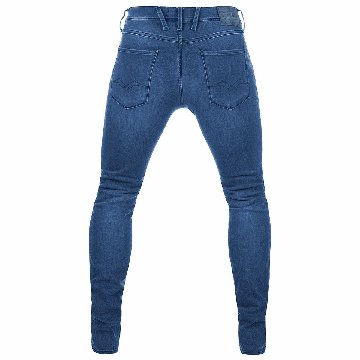 Replay｜チェイン ジーンズ｜デニム｜ミディアムブルー