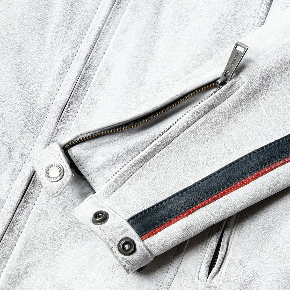 helstons｜ジェイド レザージャケット レディ｜ホワイト