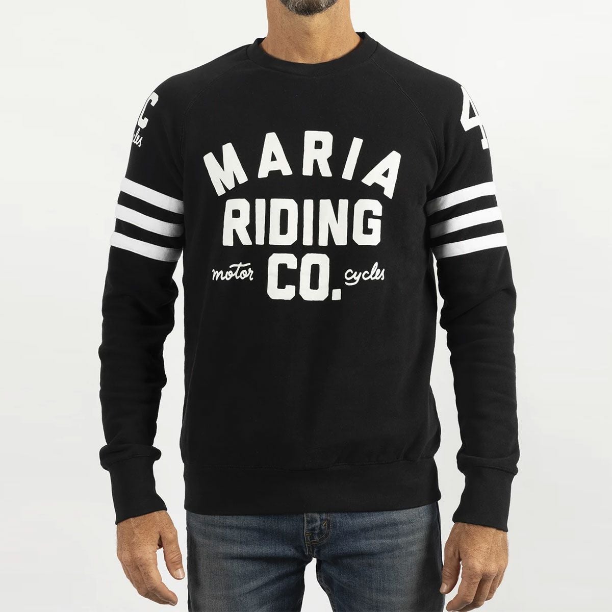 Maria Riding Company｜スペーズ ウィンター スウェットシャツ ブラック｜スウェット｜ブラック｜モデル着用