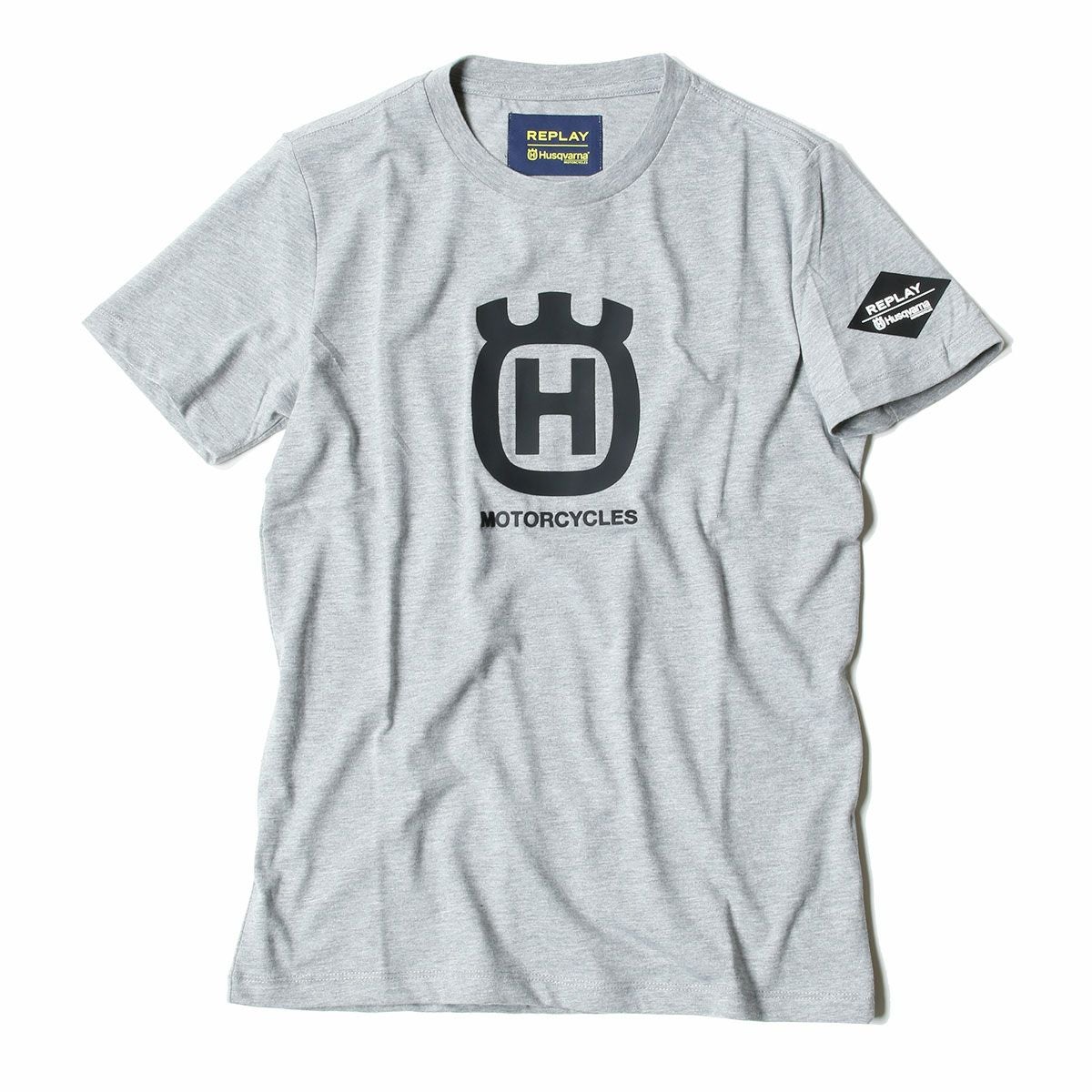 Replay｜オーガニック コットン Tシャツ｜Replay｜オーガニック コットン Tシャツ｜メランジ