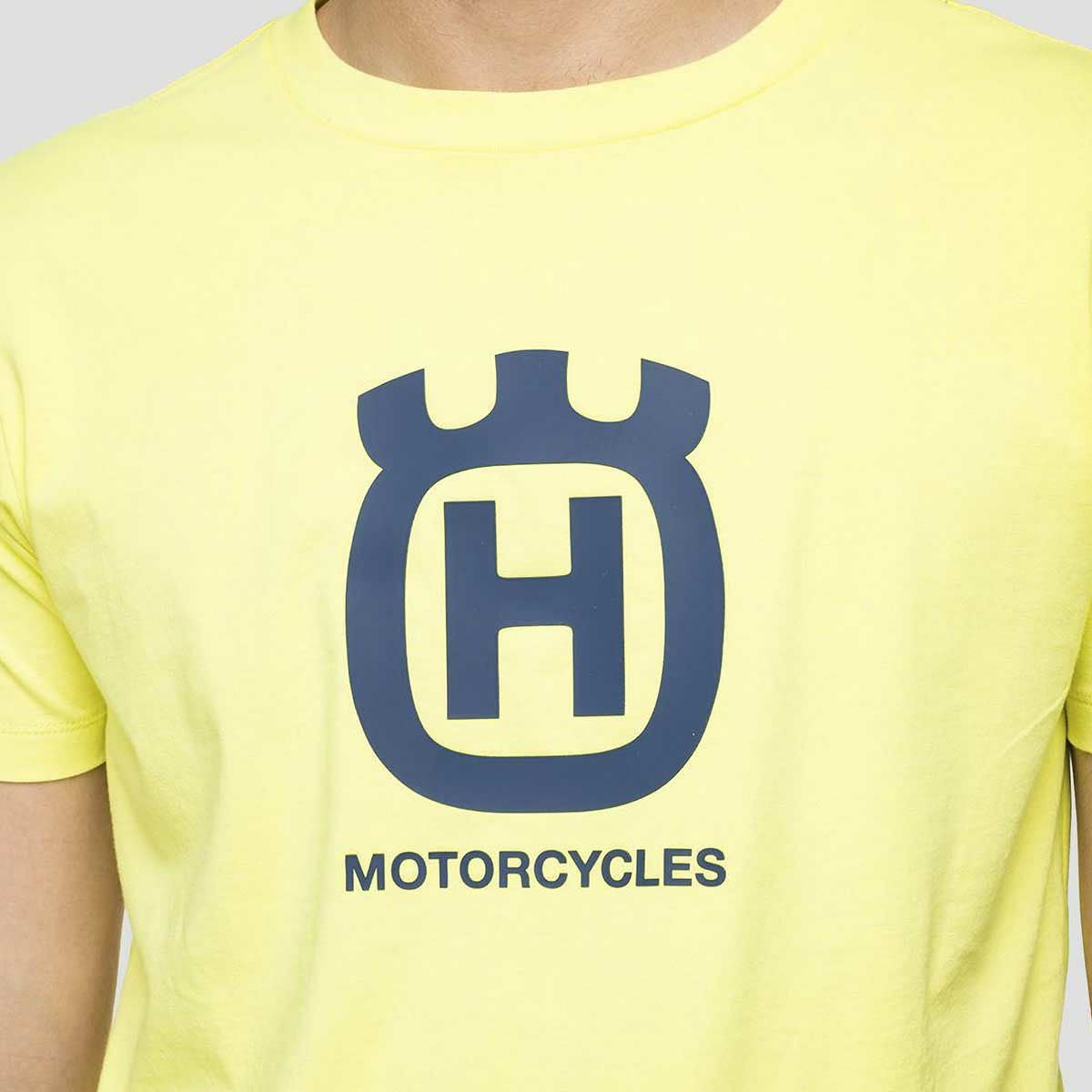 Replay｜オーガニック コットン Tシャツ｜ネオンイエロー｜モデル着用