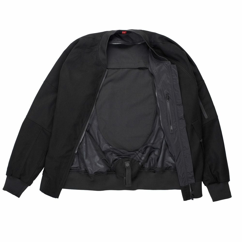 PANDO MOTO｜ボンバー コア 02｜ファブリック｜ブラック