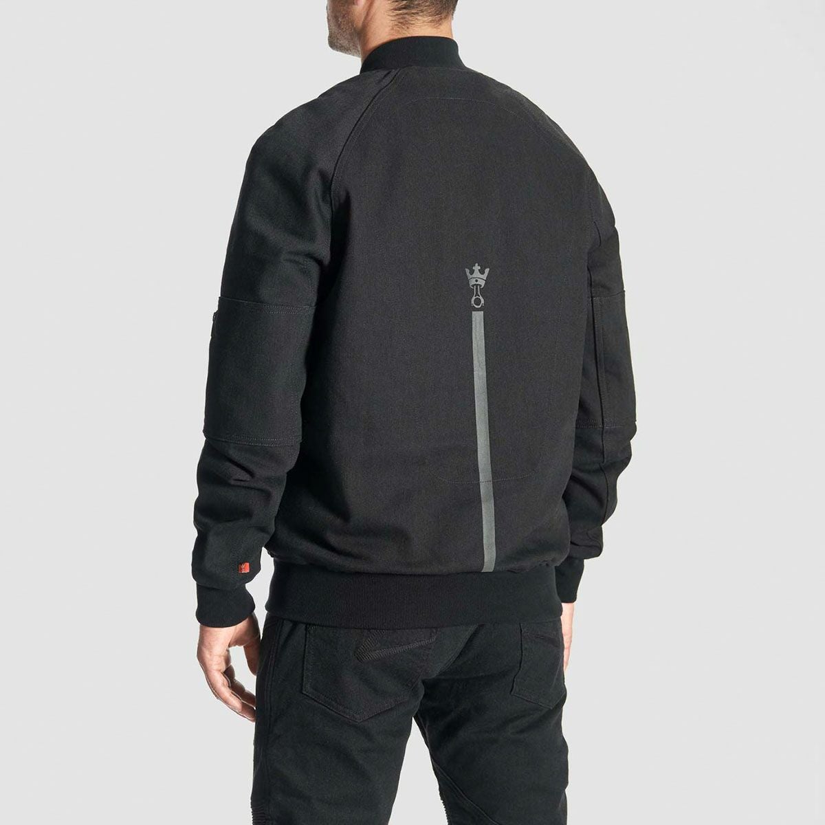 PANDO MOTO｜ボンバー コア 02｜ファブリック｜ブラック｜モデル着用