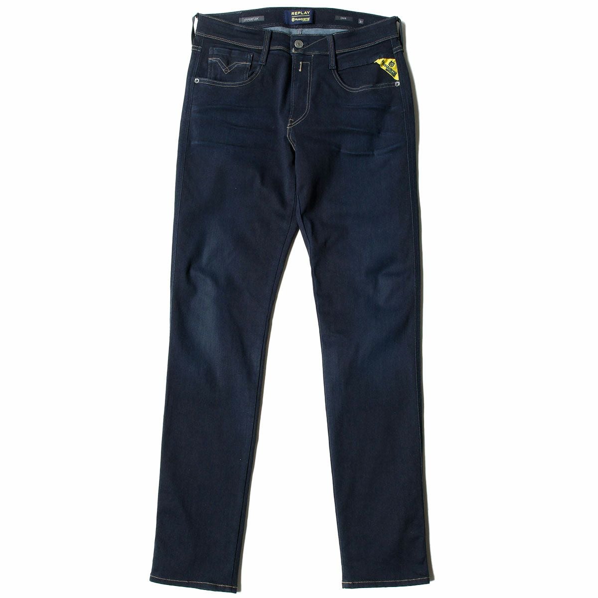 Replay｜CHAIN スリムフィットジーンズ REPLAY FOR HUSQVARNA｜デニム｜ダークブルー