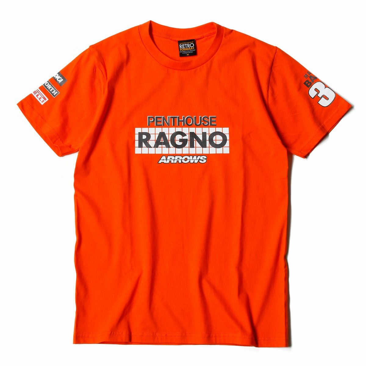 RETRO FORMULA 1｜Arrows A4 Ragno T-shirt｜Tシャツ｜オレンジ