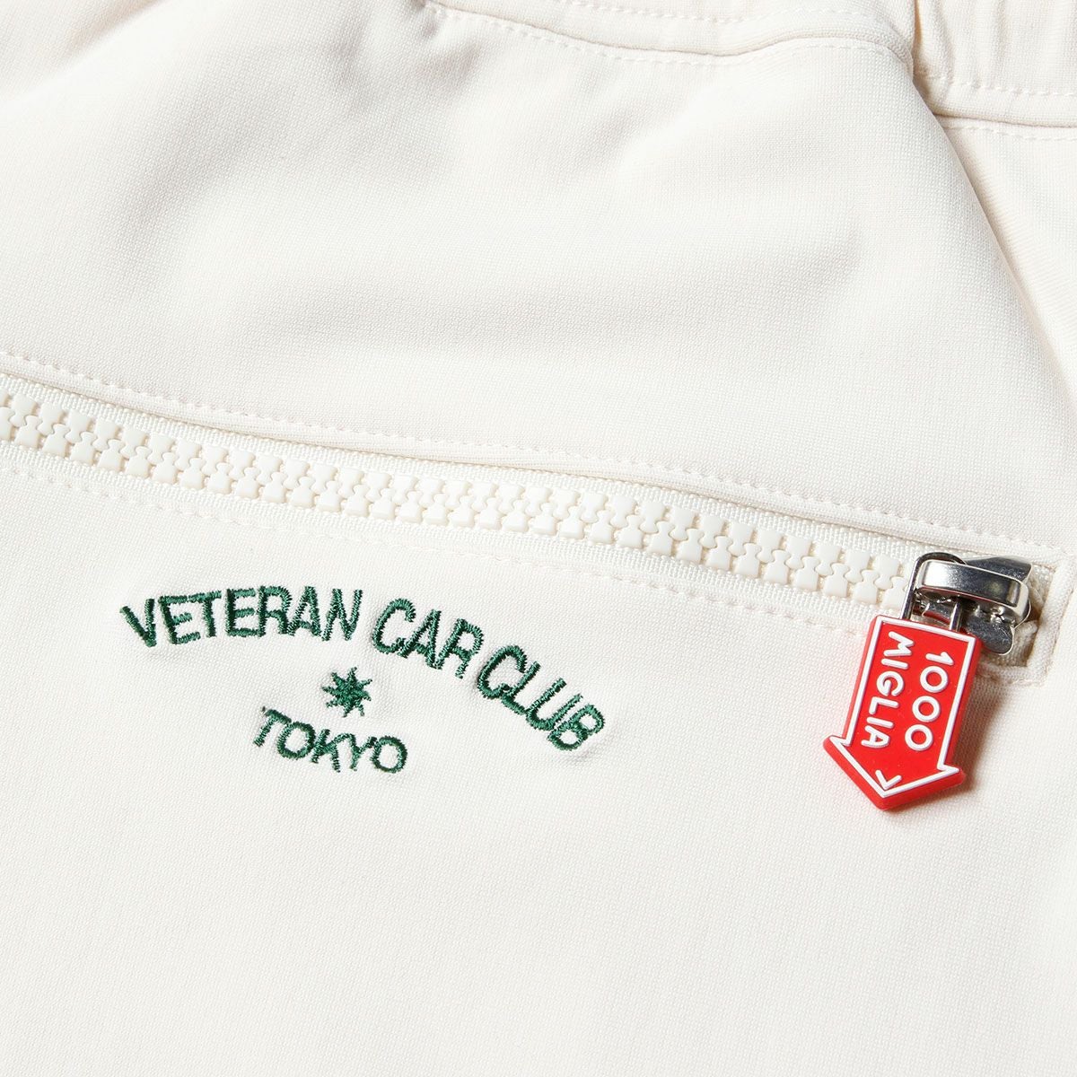 Mille Miglia｜CCT ストレッチジャージ 2021 パンツ｜アイボリー×グリーン