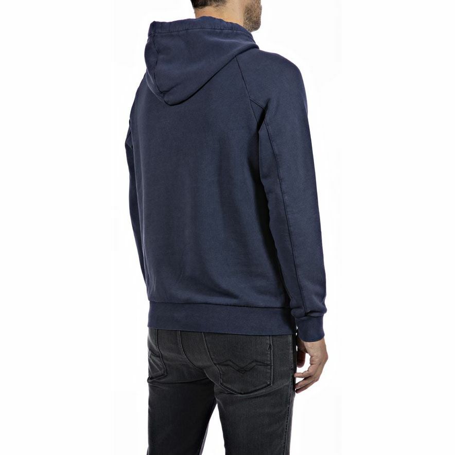 Replay｜クラシック フーディ｜ブルー｜モデル着用