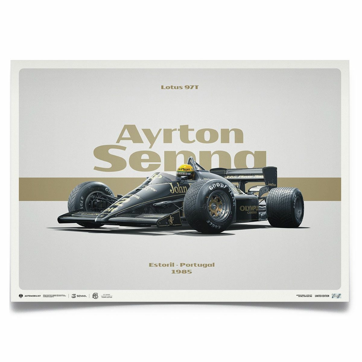 ロータス 97T アイルトン・セナ THE FIRST WIN エストリル 1985
