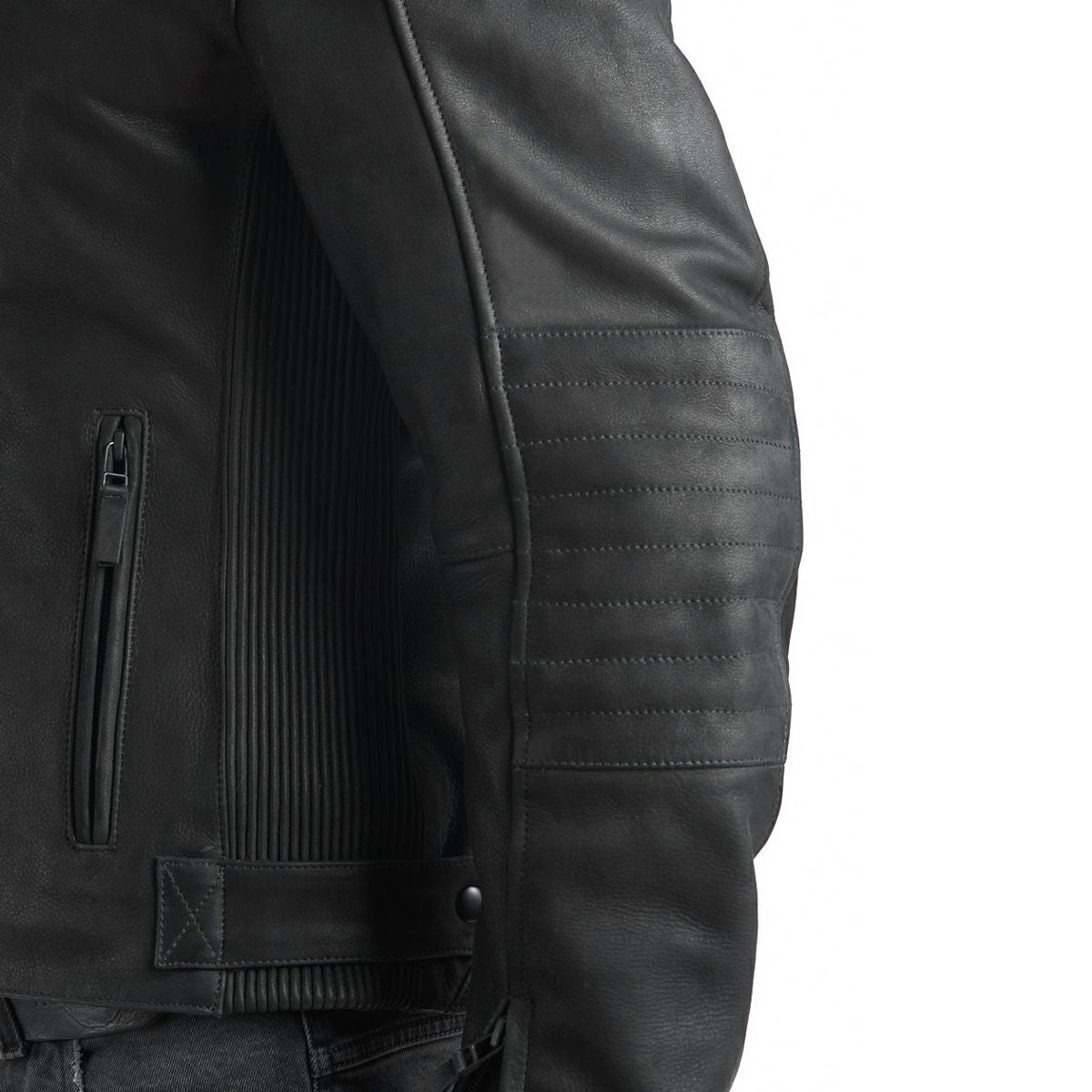 PANDO MOTO｜タタミ LT01｜レザー｜ブラック｜モデル着用