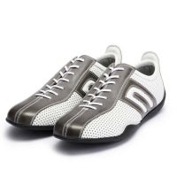 NEGRONI｜イデア パンチング｜スニーカー｜ホワイト×グレー