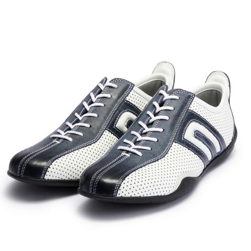 NEGRONI｜イデア パンチング｜スニーカー｜ホワイト×ブルー