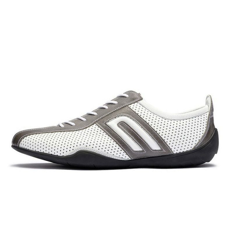 NEGRONI｜イデア パンチング｜スニーカー｜ホワイト×グレー