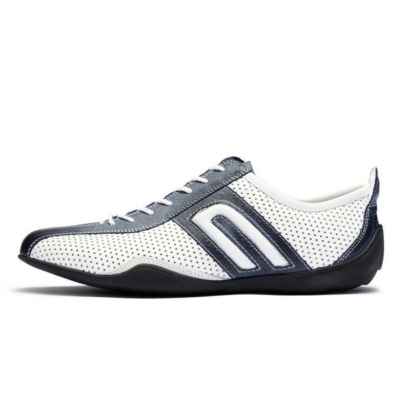 NEGRONI｜イデア パンチング｜スニーカー｜ホワイト×ブルー