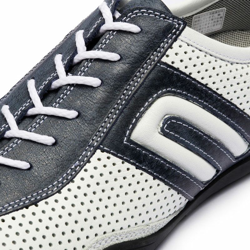 NEGRONI｜イデア パンチング｜スニーカー｜ホワイト×ブルー