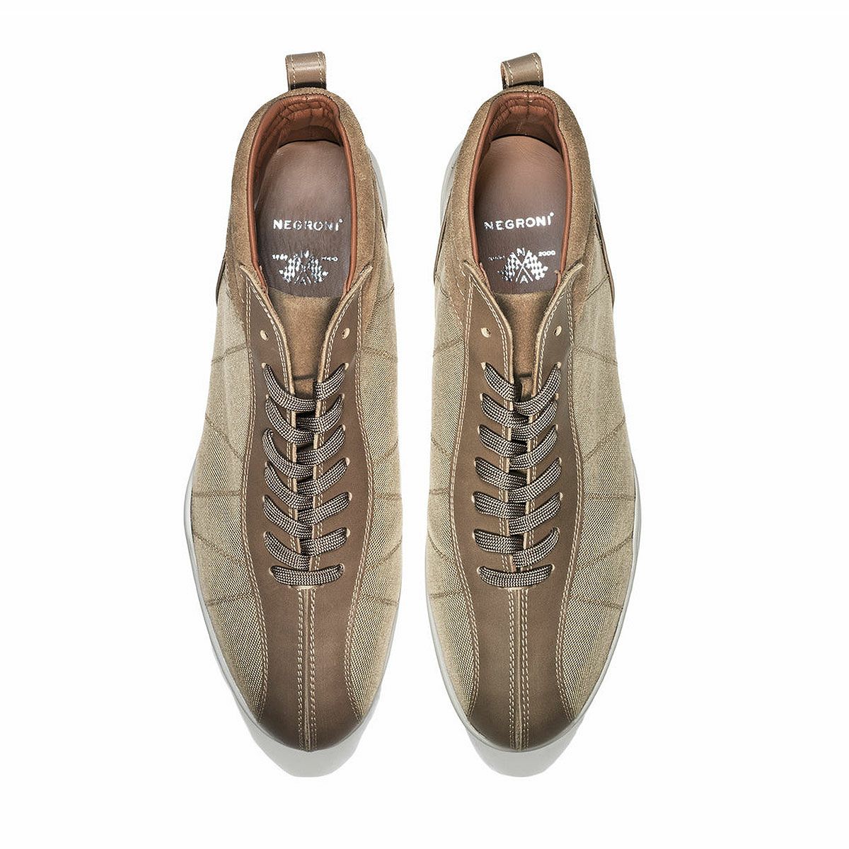 NEGRONI｜グランプリハイトップ｜スニーカー｜デザートゴールド＆ポートランドベージュ