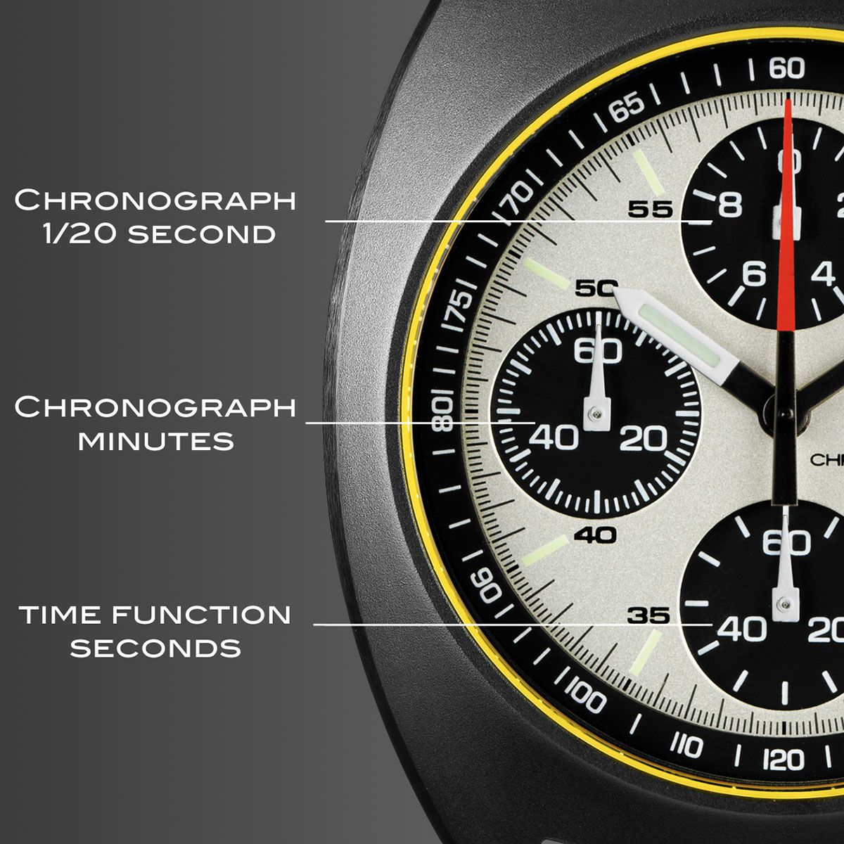 ROUE｜CHR FOUR｜時計｜オレンジ×ブラック