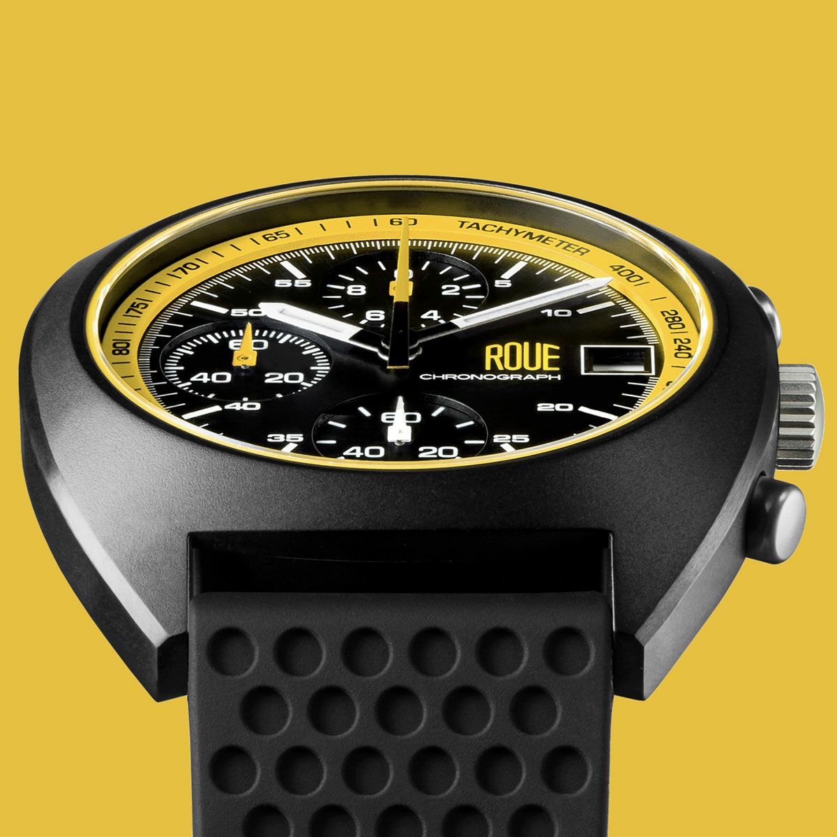 ROUE｜CHR SIX｜時計｜イエロー×ブラック