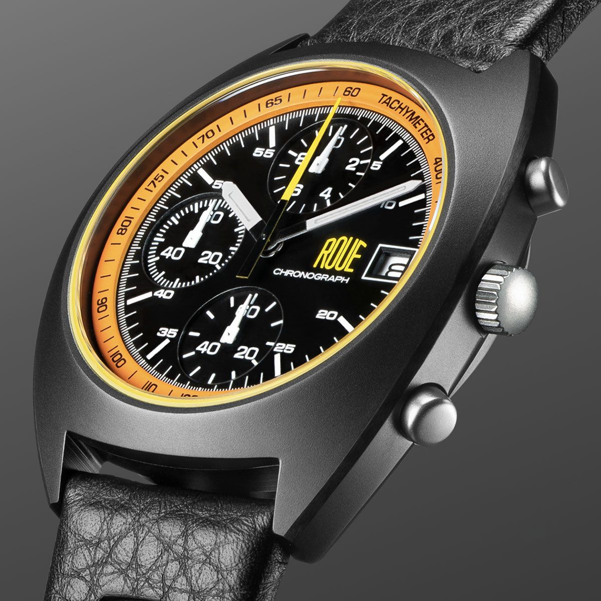 ROUE｜CHR SIX｜時計｜イエロー×ブラック