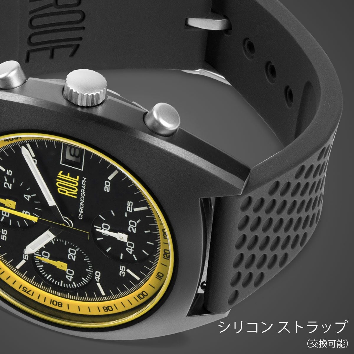 ROUE｜CHR SIX｜時計｜イエロー×ブラック